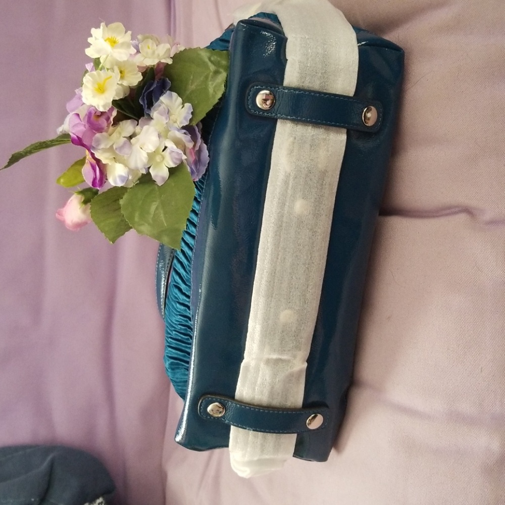Coach Vtg Ashley Satchel brand NWT Ocean Turquoise - Picture 3 of 7